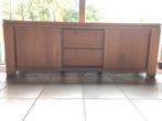 Eiken Houten TV Meubel met Lades en Deuren, Huis en Inrichting, Kasten | Dressoirs, Ophalen, Gebruikt, 150 tot 200 cm, Eikenhout