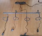 Metalen hanglamp 120cm breed exclusief led bollen E27 / 4x, Ophalen, Zo goed als nieuw, Metaal