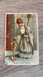 Oude ansichtkaart Sinterklaas ca. 1910 Groeten van, Ophalen of Verzenden, Voor 1920, Gelopen