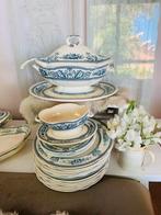 Wedgwood Columbia 1880 petrol antiek servies, Antiek en Kunst, Ophalen