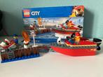 Lego city brandweer blus boot 60213 compleet doos boekje, Ophalen of Verzenden, Zo goed als nieuw, Complete set, Lego