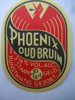 bieretiket Nederland 1-12 (2S) phoenix, Verzamelen, Biermerken, Ophalen of Verzenden, Nieuw, Overige typen, Overige merken