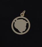 Nieuwe 14k gouden kinderkopje jongen hanger armband bedel, Nieuw, Ophalen of Verzenden, Met edelsteen, Info@voordeelsieraden.nl