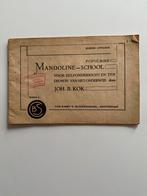 Mandoline School - Joh. B. Kok, Muziek en Instrumenten, Bladmuziek, Gebruikt, Klassiek, Les of Cursus, Ophalen of Verzenden