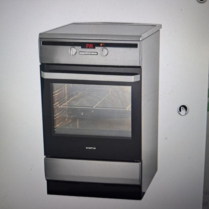 NIEUW Vrijstaand INDUCTIE FORNUIS - EL.OVEN - 60cm - RVS, Witgoed en Apparatuur, Fornuizen, Nieuw, Vrijstaand, Inductie, 4 kookzones