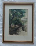 Joop Melssen̈ aquarel 1979, in lijst met glas, Antiek en Kunst, Kunst | Schilderijen | Klassiek, Ophalen of Verzenden