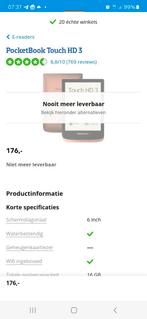Pocket book E reader Nieuw, Ophalen of Verzenden, Zo goed als nieuw