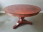 Massief houten ronde eettafel, Huis en Inrichting, Tafels | Eettafels, Ophalen, Gebruikt, 50 tot 100 cm, 100 tot 150 cm