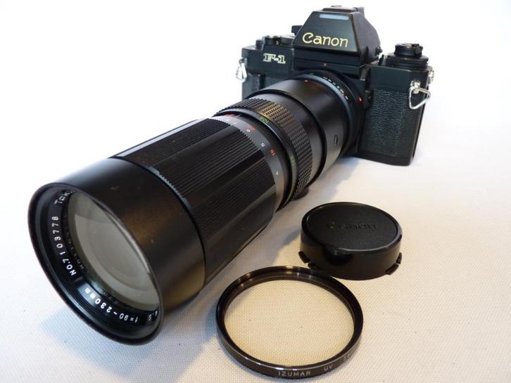 Tokina auto tele-zoom 90-230mm voor Canon FD, Audio, Tv en Foto, Fotografie | Lenzen en Objectieven, Zo goed als nieuw, Telelens