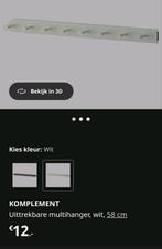 Ikea pax komplement uitrekbare mulfihanger wit en grijs, Huis en Inrichting, Ophalen of Verzenden, Nieuw
