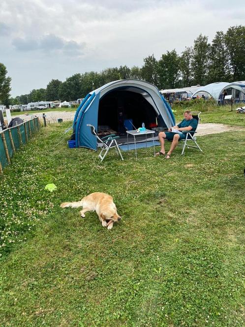 Quechua Air Seconds 5.2 Fresh & Black 5 persoons opblaastent, Caravans en Kamperen, Tenten, tot en met 5, Zo goed als nieuw, Ophalen