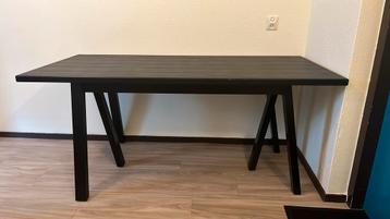 Ikea Ryggestad Eettafel Zwarte 170x78x75 cm