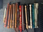 Blokfluiten11  Collectie - Diverse Types en Condities, Muziek en Instrumenten, Ophalen of Verzenden, Gebruikt, Overige typen, Met koffer, hoes of etui