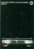 Lancia Gamma Berlina of Coupe brochure/auto folder '77 '80, Boeken, Auto's | Folders en Tijdschriften, Ophalen of Verzenden, Nieuw