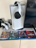 Playstation 5 disc editie 2 controllers headset loading dock, Ophalen, Zo goed als nieuw