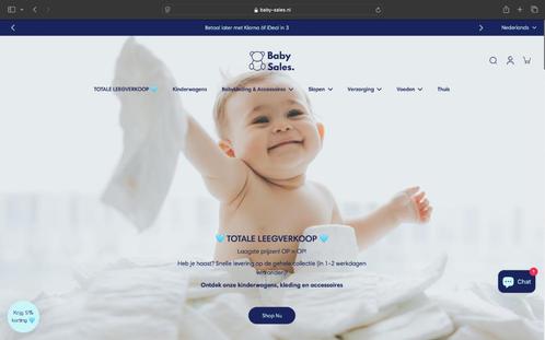 Overnamekans: BabySales – webshop ecommerce dropshipping, Zakelijke goederen, Exploitaties en Overnames