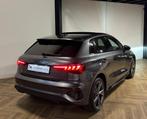 Audi A3 Sportback 45 TFSI e S-line MATRIX PANO KEYLESS', Auto's, Gebruikt, Zwart, 4 cilinders, 150 pk