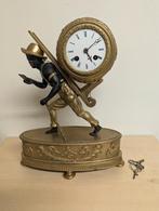 Mooie bronzen pendule, Antiek en Kunst, Ophalen of Verzenden