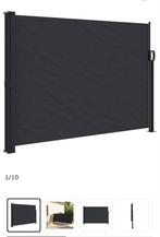 Zwart Uitrekbaar windscherm 140x300 Nieuw, Ophalen of Verzenden, Nieuw, 200 cm of meer, 150 tot 200 cm