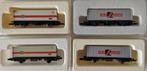 MÄRKLIN Z 4 containerwagons 8615 (2x) & 8616 (2x), Hobby en Vrije tijd, Ophalen of Verzenden, Wagon, Märklin