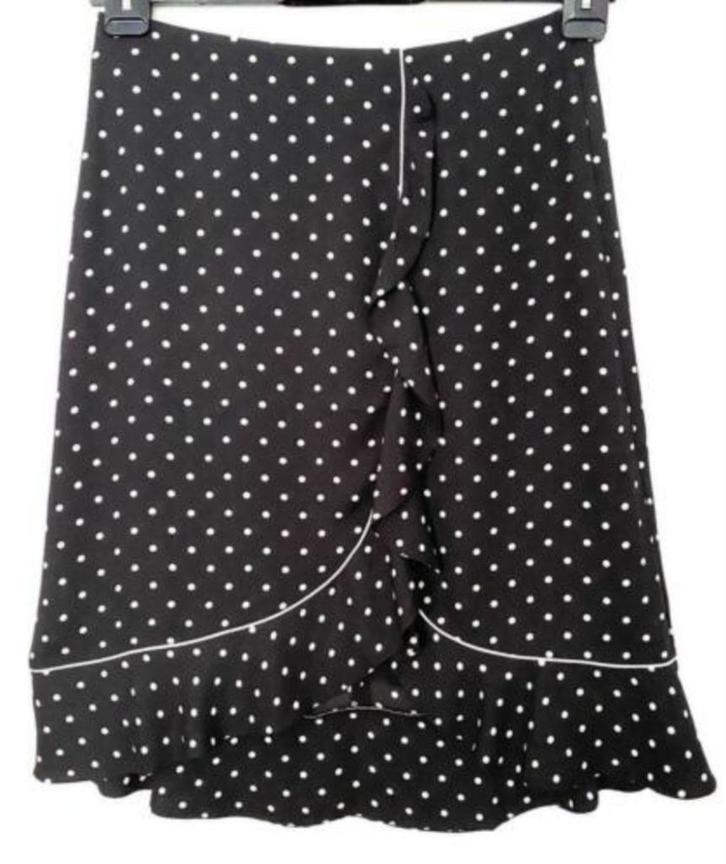 Opus rok zwart/wit maat 42[v] NIEUW, Kleding | Dames, Rokken, Nieuw, Maat 42/44 (L), Zwart, Onder de knie, Ophalen of Verzenden