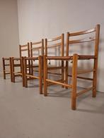 4x Ate van Apeldoorn stoelen, Huis en Inrichting, Stoelen, Ophalen of Verzenden, Bruin