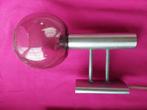 RAAK STIJL WANDLAMP GLOBE VINTAGE JAREN GLAZEN BOL LEUCHTEN, Huis en Inrichting, Ophalen of Verzenden, Gebruikt