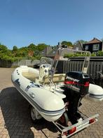 Tiger Marine 440 Sport Line + 50 pk Mercury + Trailer, Watersport en Boten, Rubberboten, Zo goed als nieuw, Benzine, Minder dan 70 pk