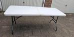 Rechthoekige klaptafel - 183 x 76cm, Ophalen of Verzenden, Gebruikt, Campingtafel