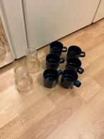   Merk:6 Mepal koffie/thee kopjes en 2 bierglazen, Ophalen of Verzenden, Zo goed als nieuw