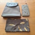 RUGTASJE MET BIJPASSENDE PORTEMONNEE EN SJAALTJE, Ophalen of Verzenden, Zo goed als nieuw, Overige merken