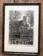 Ets museum Zaandijk van Nic de Carpentier, Antiek en Kunst, Ophalen