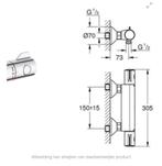 Grohe 800 met Tempesta cosmopolitin glijstangset, Ophalen of Verzenden, Nieuw, Douche