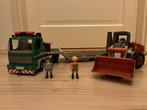 Playmobil dieplader met bulldozer 5026, Ophalen of Verzenden, Zo goed als nieuw, Complete set