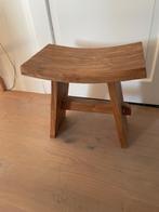 Bijzet tafel / Houten krukjes, Minder dan 55 cm, Zo goed als nieuw, Rechthoekig, Hout