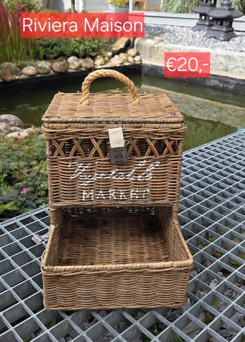 Riviera Maison Mandje - Groente & Fruit beschikbaar voor biedingen