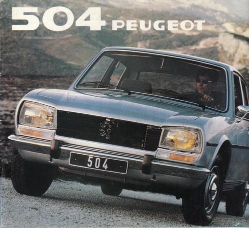 Peugeot 504, 1981, uitgebreid, Boeken, Auto's | Folders en Tijdschriften, Zo goed als nieuw, Peugeot, Ophalen of Verzenden