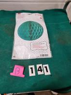 papier kerstbal groen rond 35cm [b141], Diversen, Ophalen of Verzenden
