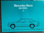 Folder van Mercedes-Benz 190, 190 E, gedrukt okt '82, Boeken, Ophalen of Verzenden, Zo goed als nieuw, Mercedes