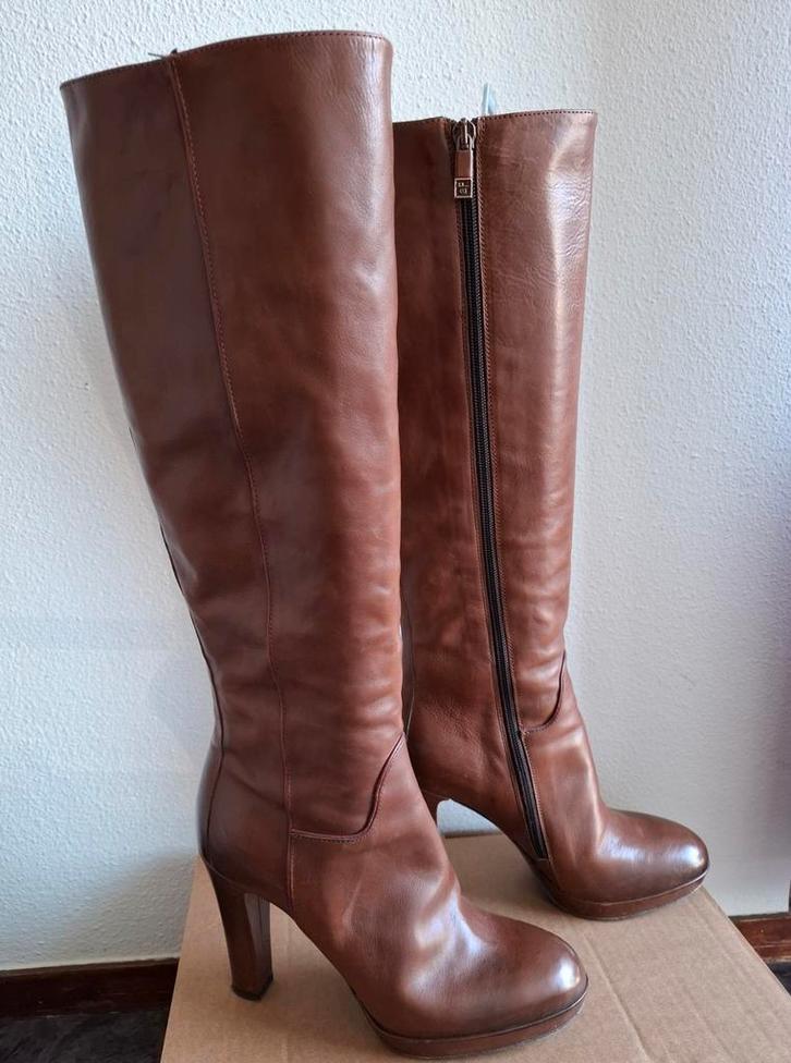 Alberto Fermani Laarzen Maat 37, Kleding | Dames, Schoenen, Gedragen, Hoge laarzen, Bruin, Ophalen of Verzenden