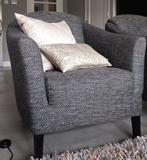 Twee grijs gemeleerde fauteuils, Huis en Inrichting, Fauteuils, 75 tot 100 cm, Gebruikt, 75 tot 100 cm, Ophalen