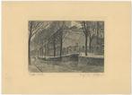 Delft - Oude Delft., Antiek en Kunst, Kunst | Etsen en Gravures, Verzenden