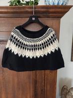 Max Mara Poncho/Kraag - Stijlvol en Warm, Maat 38/40 (M), Zwart, Max Mara, Ophalen of Verzenden