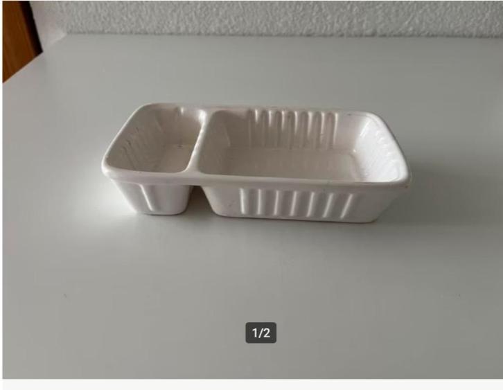 Vintage Porseleinen Patatbakje Siaki, Huis en Inrichting, Keuken | Servies, Zo goed als nieuw, Overige typen, Overige stijlen