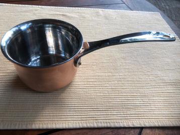 t.k.sauspannetje copper-inox 10x6cm 418gram professioneel beschikbaar voor biedingen