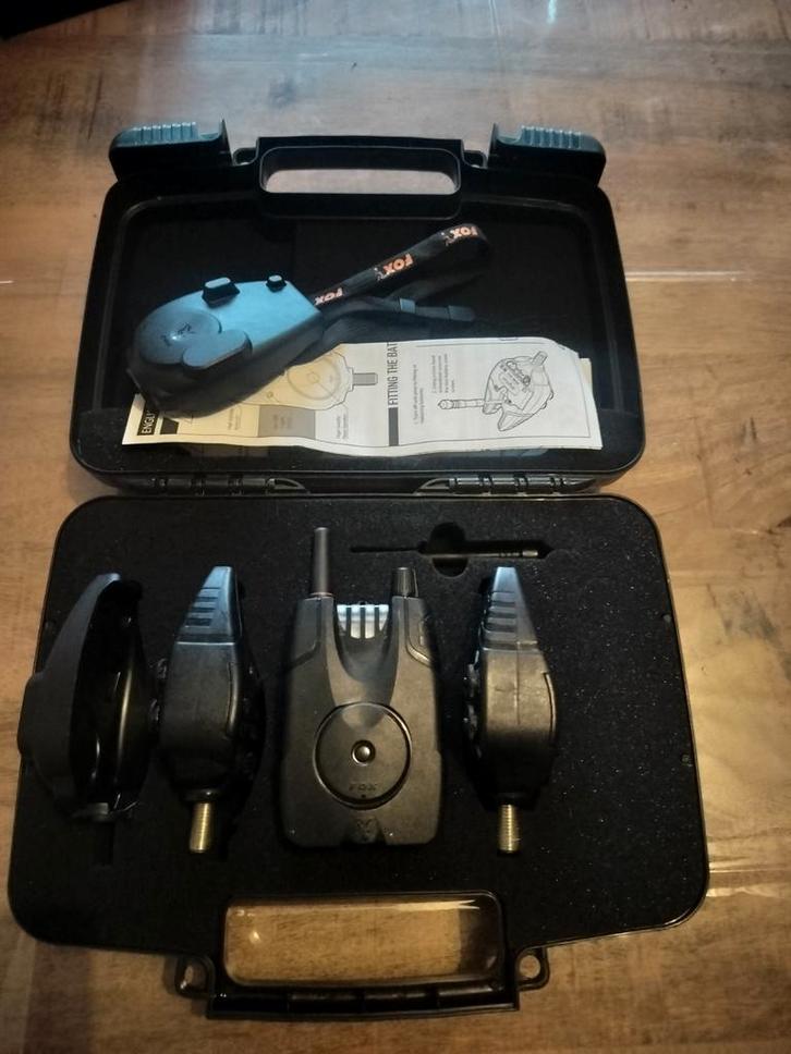 Fox Micron MX Piepers + Ontvanger - Zo Goed Als Nieuw, Watersport en Boten, Hengelsport | Karpervissen, Zo goed als nieuw, Ophalen of Verzenden