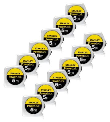 Stanley 0-33-194/12 12 x Rolbandmaat Powerlock 5m - 19mm beschikbaar voor biedingen