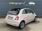 Fiat 500 C 1.0 Hybrid Star Cabrio *carplay *cruise *p-sensor, Auto's, Fiat, Voorwielaandrijving, Gebruikt, Zwart, Overige kleuren