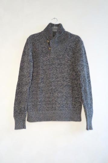 Trui Blauw Gemeleerd H&M mt M (G52) beschikbaar voor biedingen