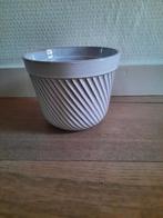 Vintage bloempot, Rond, Ophalen of Verzenden, Zo goed als nieuw, Aardewerk
